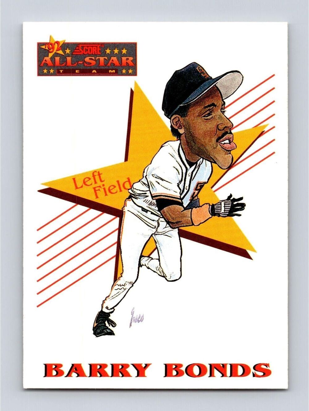 1993 Score #523 Barry Bonds Baseball Card